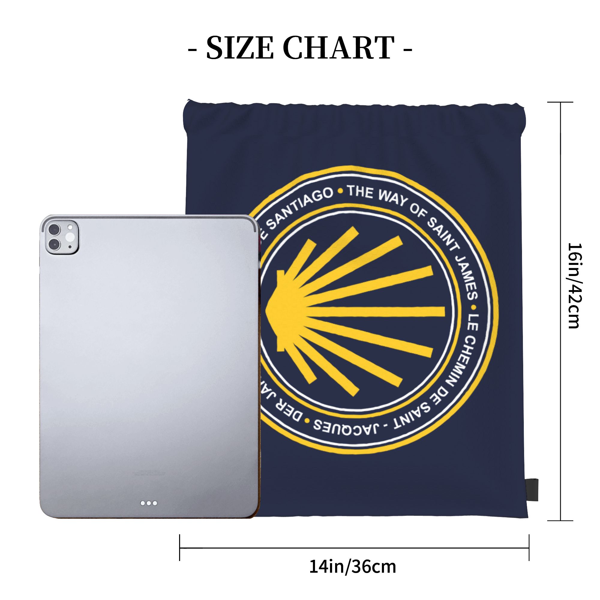Özel Camino de Santiago Donanm - Drawstring Gym Bag incelemesi ve fiyatı